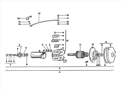 Starting motor